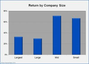 Alternative Energy Stock Returns by Company Size - 2013
